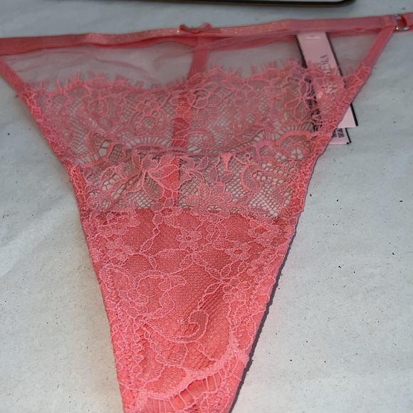 Victoria's Secret VString Mesh & Lace THONG Panty XL - Picture 6 of 10